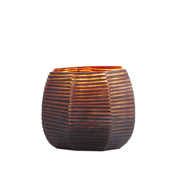 Vaas Maeva - Glas Bruin Light & Living Vaas 5858061