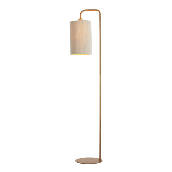 Vloerlamp Donio - Hout Print Naturel+touw Crème Light & Living Vloerlamp 1738243