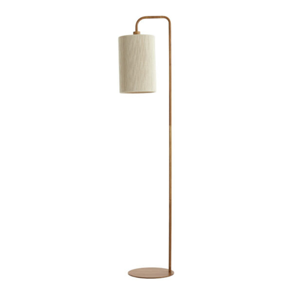 Vloerlamp Donio - Hout Print Naturel+touw Crème Light & Living Vloerlamp 1738243