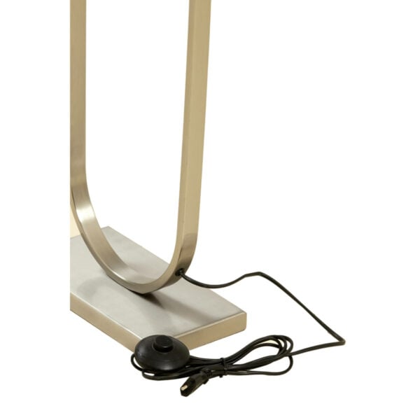 Vloerlamp Jamiri - Nikkel Satijn Light & Living Vloerlamp 8211928