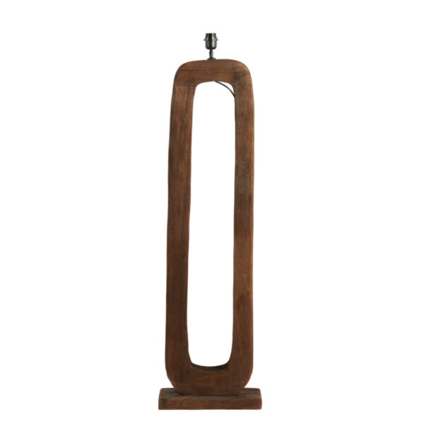 Vloerlamp Kelafo - Hout Chocolade Bruin Light & Living Vloerlamp 8215964