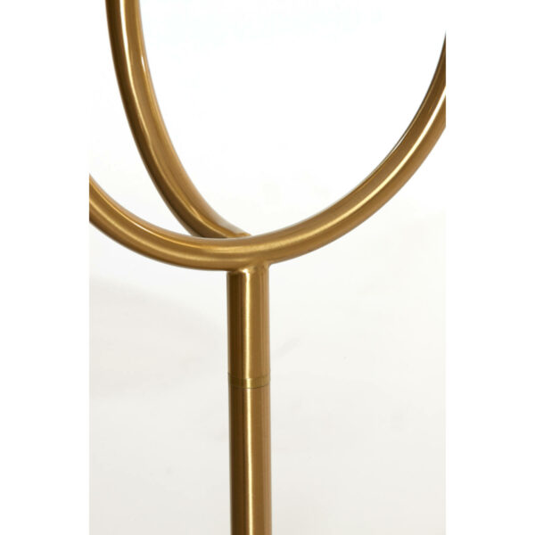 Vloerlamp Magdala - Glas Bruin+goud Light & Living Vloerlamp 1735482