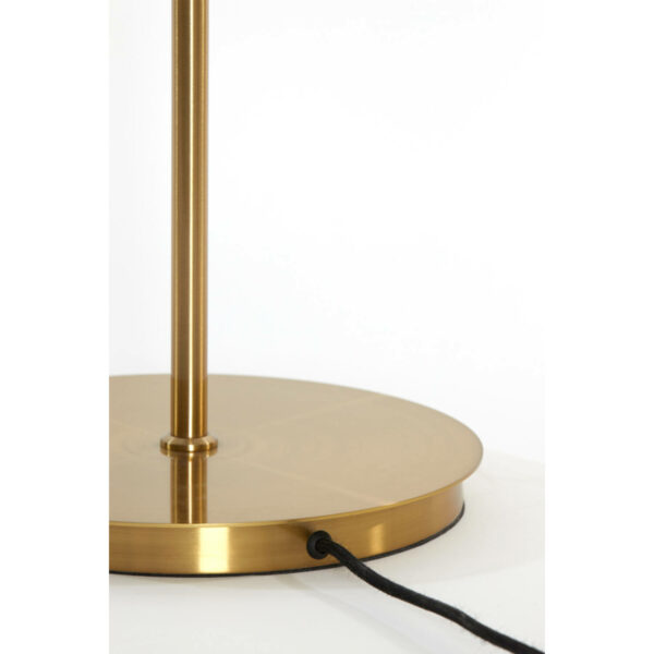 Vloerlamp Magdala - Glas Bruin+goud Light & Living Vloerlamp 1735482