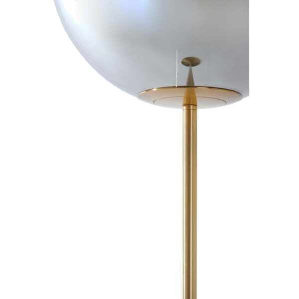 Vloerlamp Medina - Glas Smoke+goud Light & Living Vloerlamp 1882665