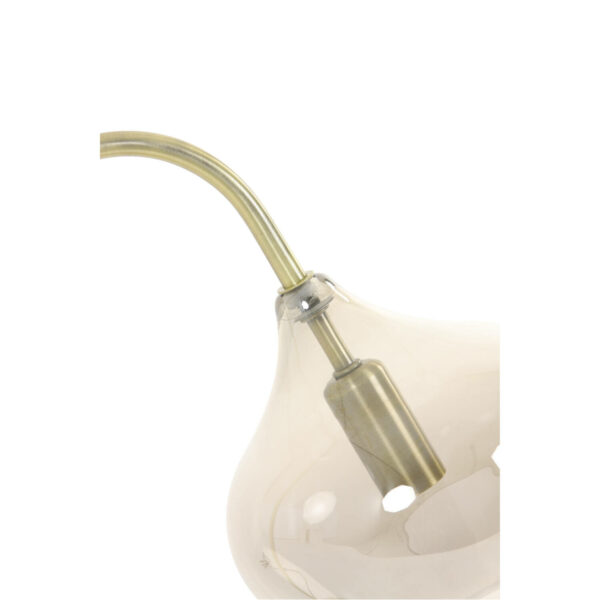 Vloerlamp Rakel - Antiek Brons+smoke Light & Living Vloerlamp 1851565