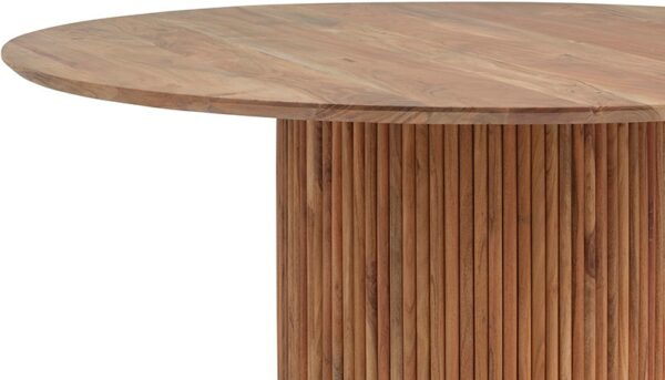 Eetkamertafel Ø120, Acacia Naturale - Congo Table Collection Nijwie Eettafel CON.RT.0029