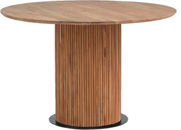 Eetkamertafel Ø120, Acacia Naturale - Congo Table Collection Nijwie Eettafel CON.RT.0029