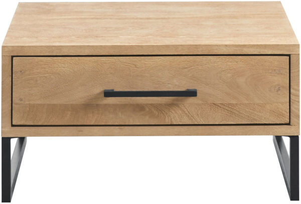 Pronto Wonen Salontafel Piastra 64x64 cm Bruin|Naturel Salontafel