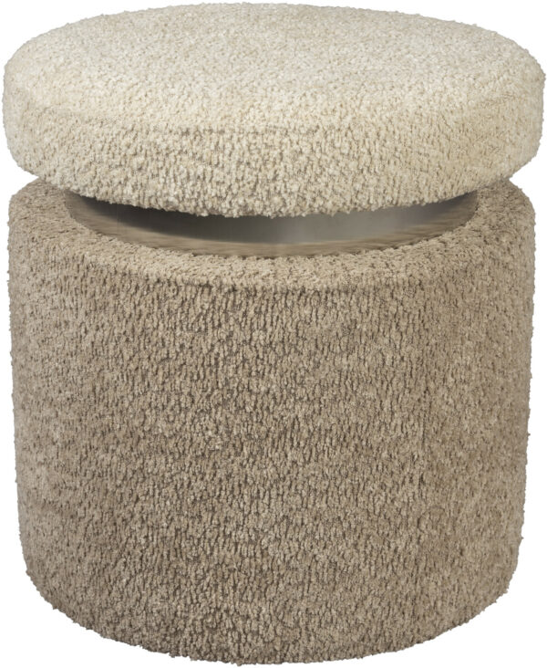 Krukje Sen Beige Dutchbone Hocker ZVR1400062