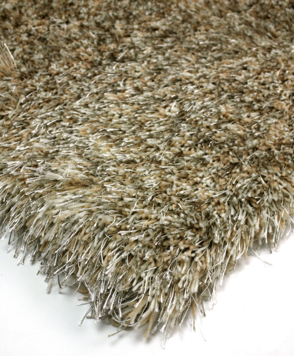 Vloerkleed LoveShaggy Beige - 250 Rond Eurogros Vloerkleed LoveShaggy Beige 250 rond