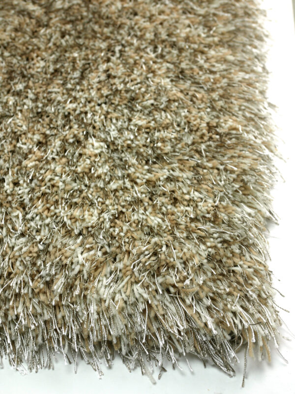 Vloerkleed LoveShaggy Beige - 250 Rond Eurogros Vloerkleed LoveShaggy Beige 250 rond