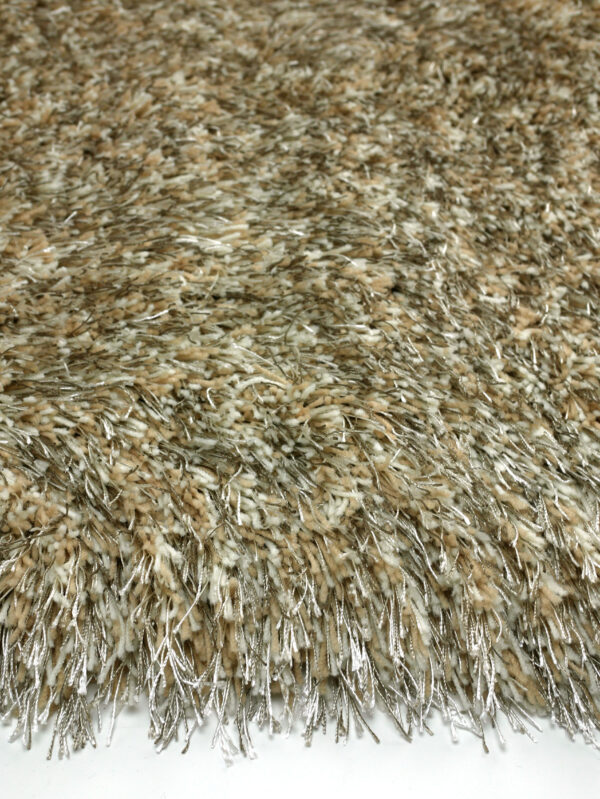 Vloerkleed LoveShaggy Beige - 250 Rond Eurogros Vloerkleed LoveShaggy Beige 250 rond