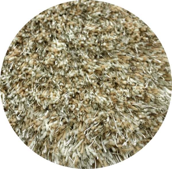 Vloerkleed LoveShaggy Beige - 250 Rond Eurogros Vloerkleed LoveShaggy Beige 250 rond