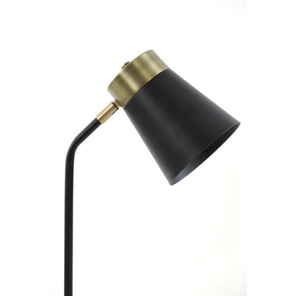 Bureaulamp Braja - Mat Zwart-antiek Brons Light & Living Bureau 1870612