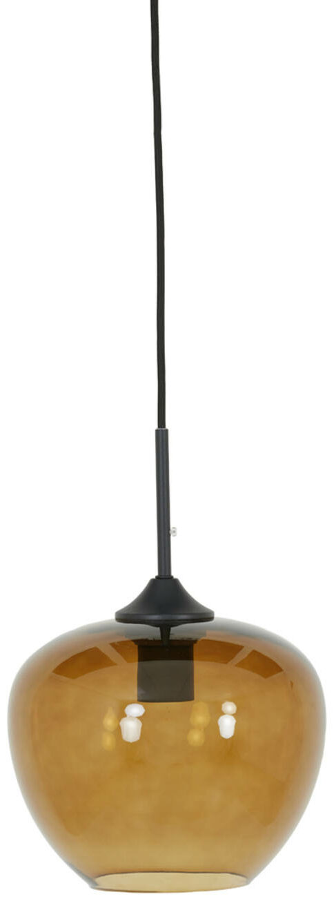 Hanglamp Mayson - Glas Bruin-zwart Light & Living Hanglamp 2952218