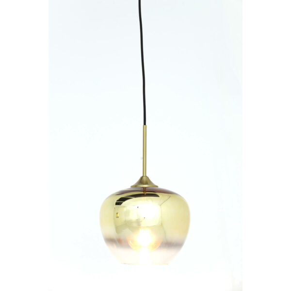 Hanglamp Mayson - Glas Goud-helder+goud Light & Living Hanglamp 2952285