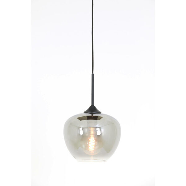 Hanglamp Mayson - Smoke Glas-mat Zwart Light & Living Hanglamp 2952212