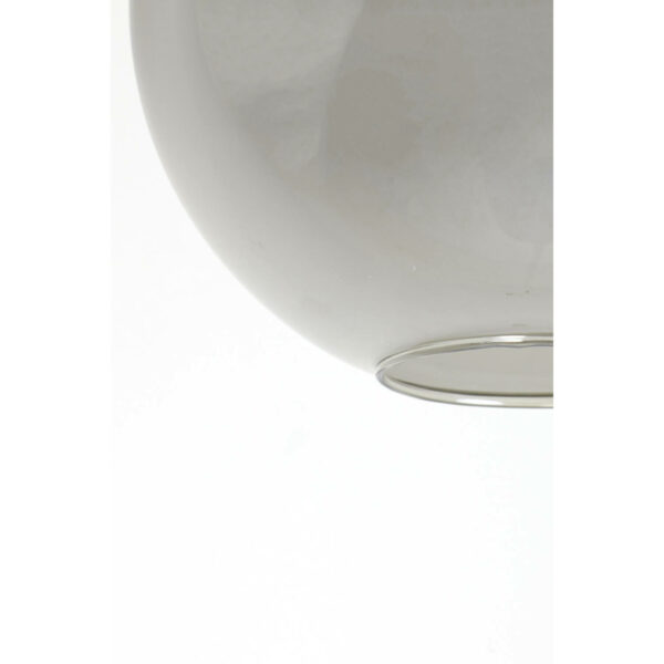 Hanglamp Subar - Mat Zwart+smoke Glas Light & Living Hanglamp 2957765