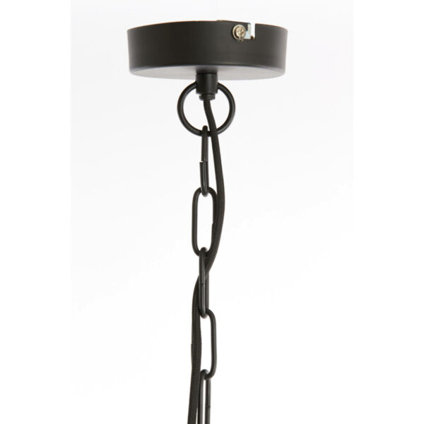 Hanglamp Tomek - Mat Zwart Light & Living Hanglamp 2969312