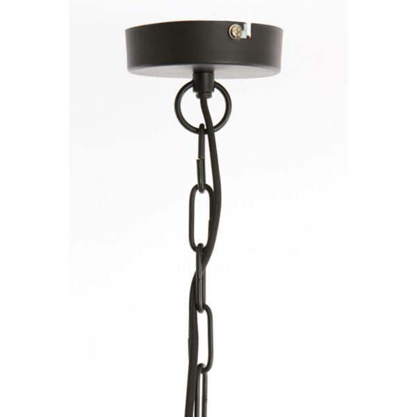 Hanglamp Tomek - Mat Zwart Light & Living Hanglamp 2969412