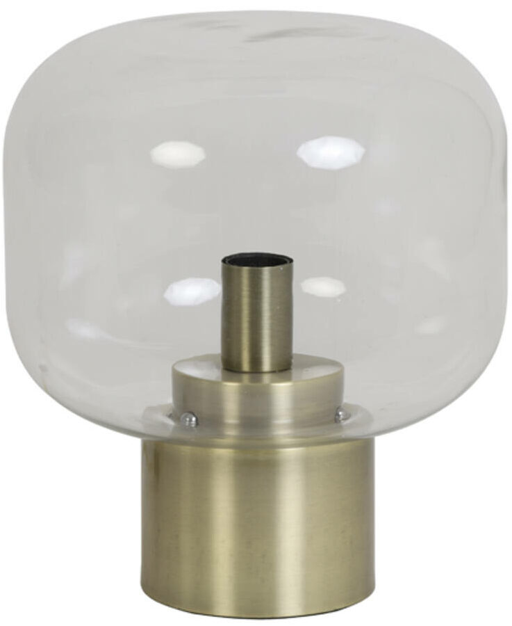 Tafellamp Arturan - Glas Helder+brons Light & Living Tafellamp 1842918
