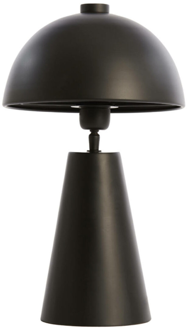 Tafellamp Dita - Mat Zwart Light & Living Tafellamp 8055712