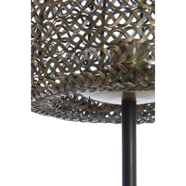 Tafellamp Finou - Antiek Brons+mat Zwart Light & Living Tafellamp 8055618