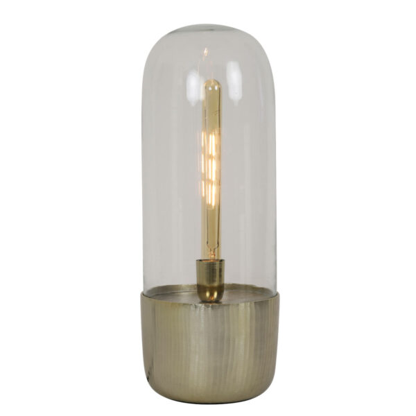 Tafellamp Kalema - Glas Goud Light & Living Tafellamp 1843685