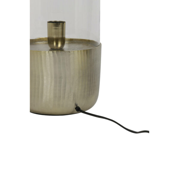 Tafellamp Kalema - Glas Goud Light & Living Tafellamp 1843685