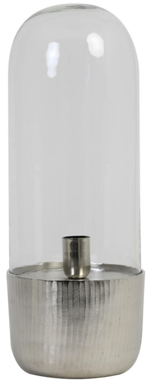 Light&living Tafellamp Ø20x58,5 cm KALEMA glas nikkel