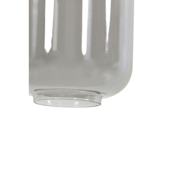 Tafellamp Lekar - Antiek Brons+smoke Glas Light & Living Tafellamp 1861784