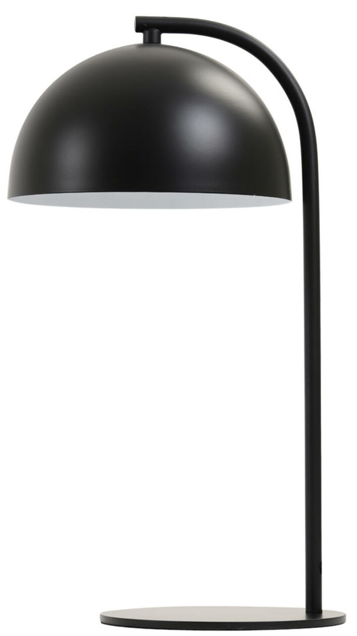 Tafellamp Mette - Mat Zwart Light & Living Tafellamp 1858612