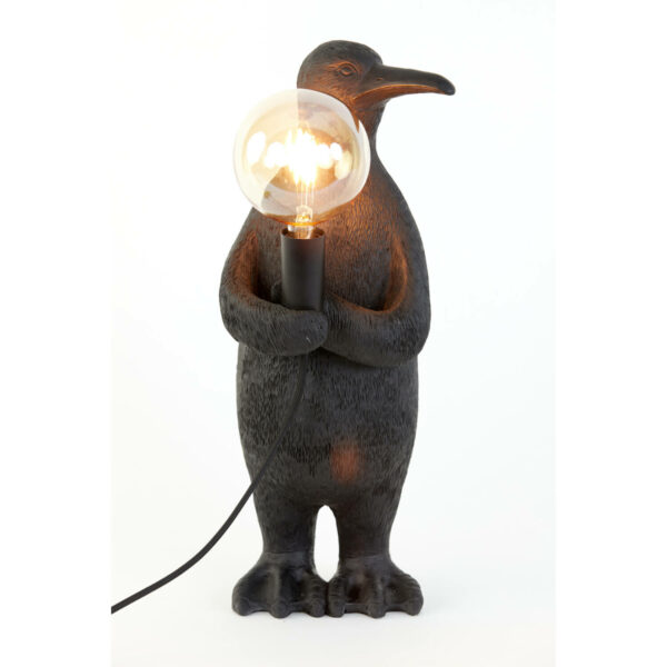 Tafellamp Penguin - Mat Zwart Light & Living Tafellamp 1869912