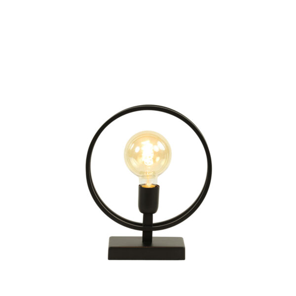 Tafellamp Rudra - Mat Zwart Light & Living Tafellamp 1863558