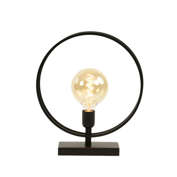 Tafellamp Rudra - Mat Zwart Light & Living Tafellamp 1863658
