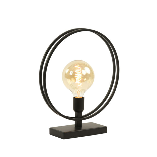 Tafellamp Rudra - Mat Zwart Light & Living Tafellamp 1863658