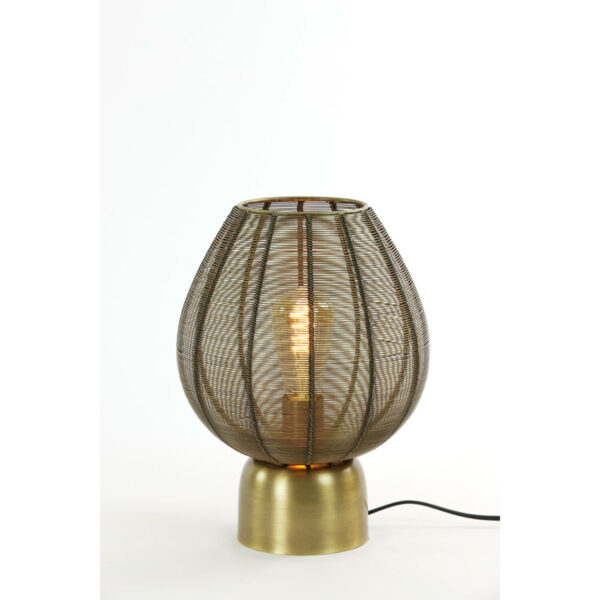 Tafellamp Suneko - Antiek Brons Light & Living Tafellamp 1875518