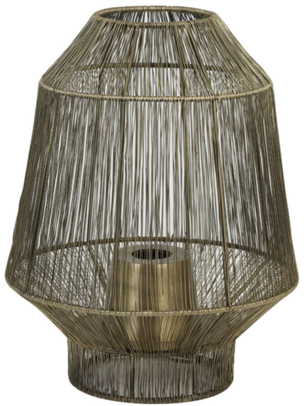 Tafellamp Vitora - Antiek Brons Light & Living Tafellamp 1848518