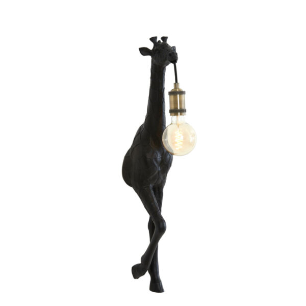 Wandlamp Giraffe - Mat Zwart Light & Living Wandlamp 3124612