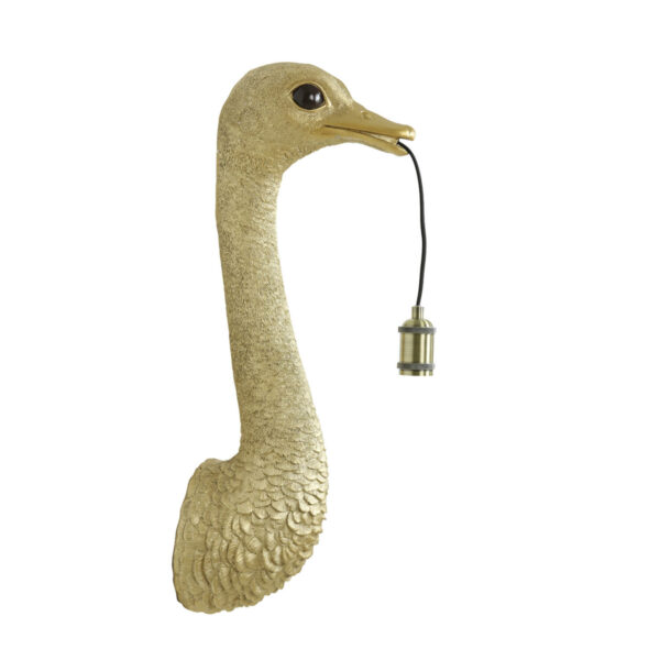 Wandlamp Ostrich - Goud Light & Living Wandlamp 3122484
