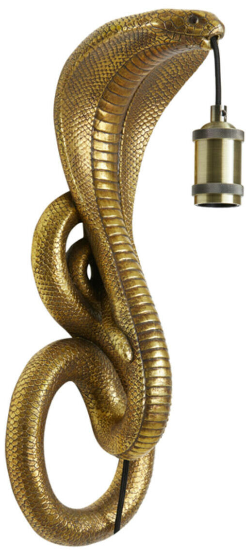 Wandlamp Snake - Antiek Brons Light & Living Wandlamp 3123818
