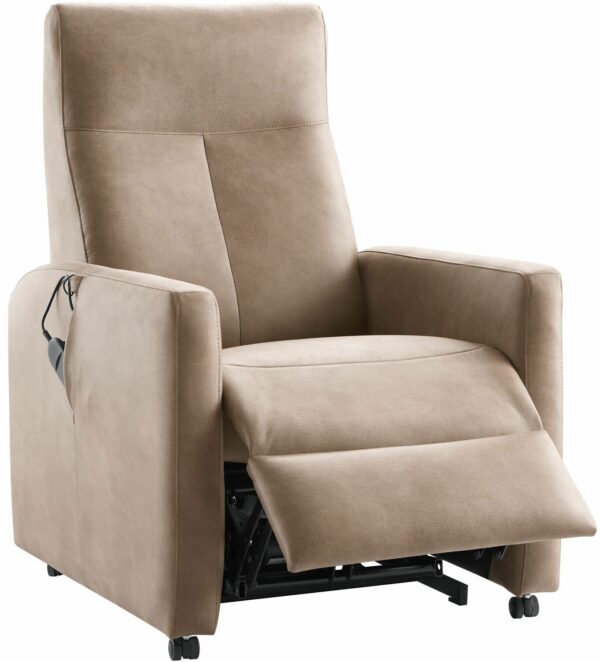 Profijt Meubel Relaxfauteuil Novie small 2-motorig verstelbaar Taupe Fauteuil