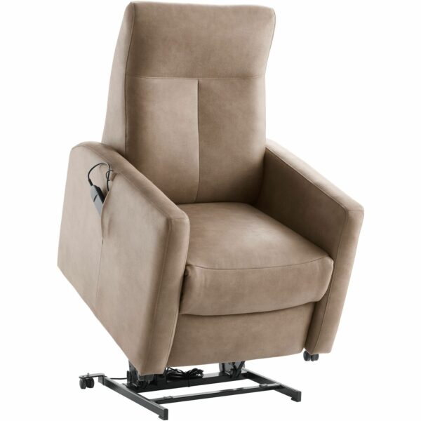 Profijt Meubel Relaxfauteuil Novie small 2-motorig verstelbaar Taupe Fauteuil