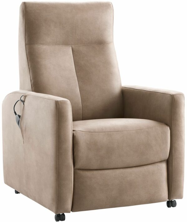 Profijt Meubel Relaxfauteuil Novie small 2-motorig verstelbaar Taupe Fauteuil