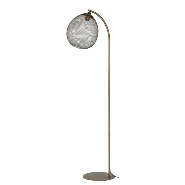 Pronto Wonen Vloerlamp Maroggia bruin koper 1-lichts Bruin Opties