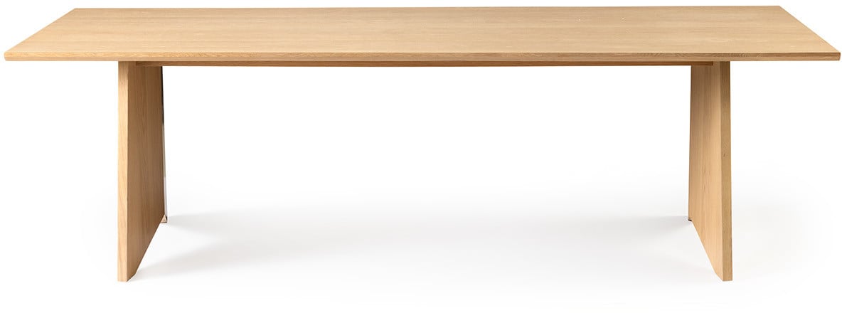 Feelings Wonen meubelen Genua eettafel 260cm Naturel Eetkamertafel