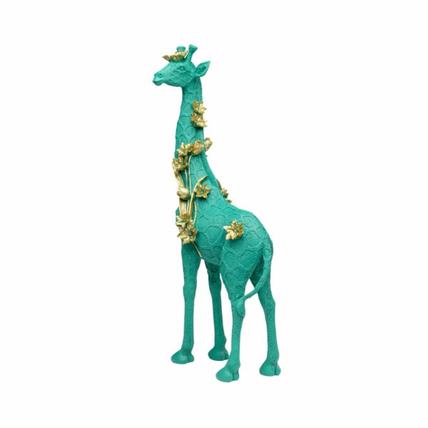 Beeld Flower Giraffe Green 76cm Kare Design Beeld 57257