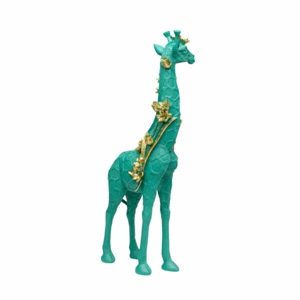 Beeld Flower Giraffe Green 76cm Kare Design Beeld 57257