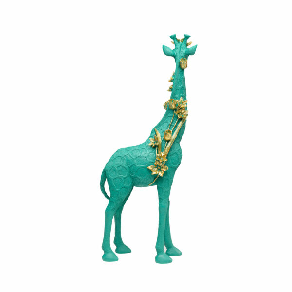 Beeld Flower Giraffe Green 76cm Kare Design Beeld 57257