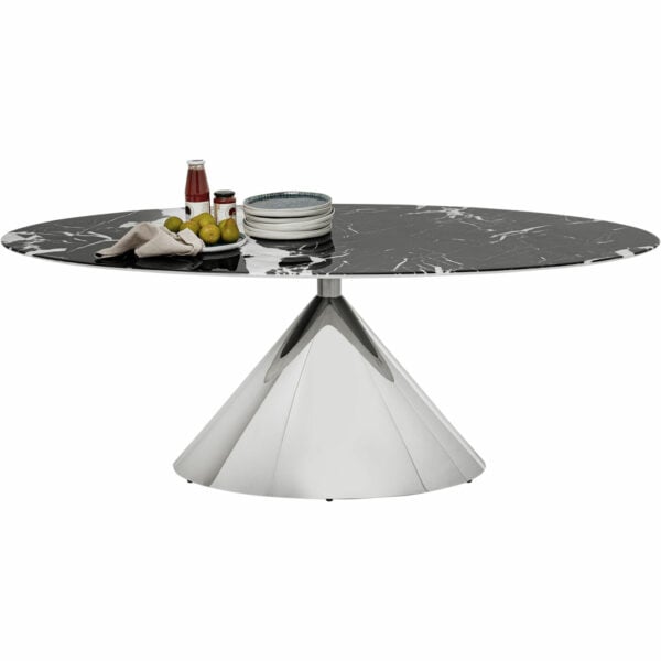 Dining Tafel Mambo Black 200x100cm Kare Design Eettafel 70278